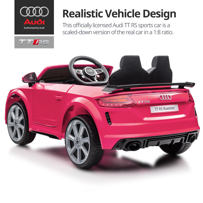 Hikiddo Licensed Audi Kids Ride on Car, 12V/7Ah Electric Rideon Toy